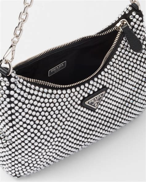 prada re edition crystal bag